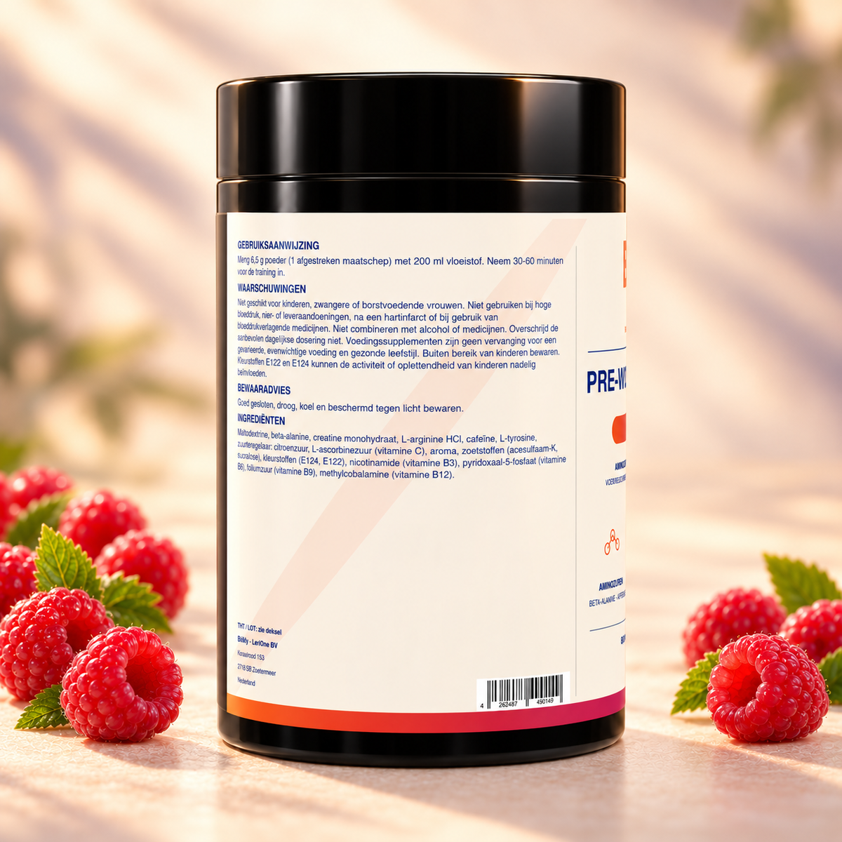 Pre-Workout Booster Framboos - 520g