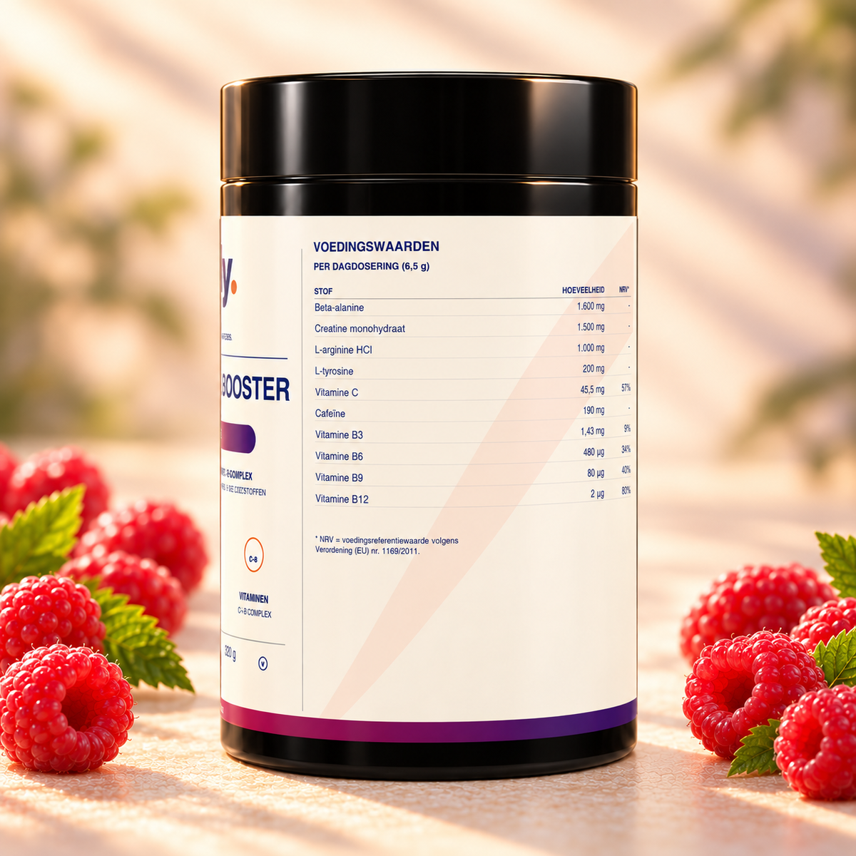 Pre-Workout Booster Framboos - 520g