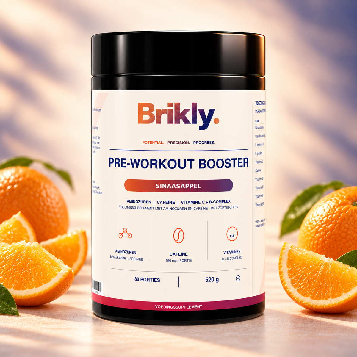Pre-Workout Booster Sinaasappel - 520g