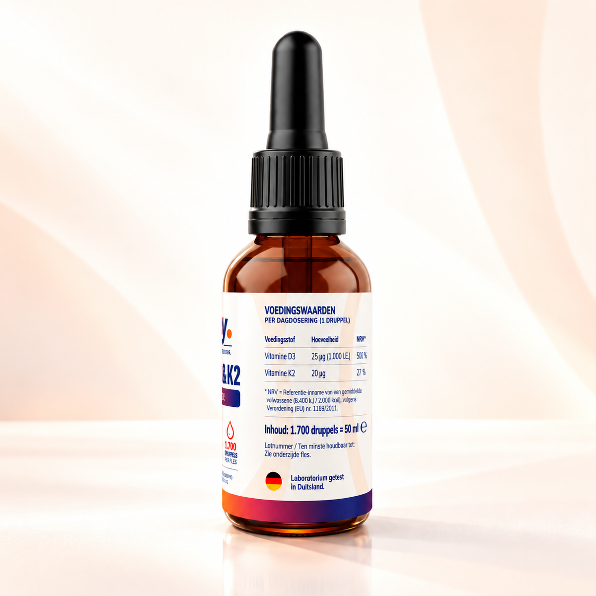 Vitamine D3 + K2 - (1,000 I.U.) - 50ml